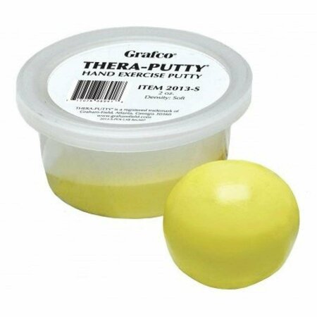 GF HEALTH PRODUCTS 2 oz Grafco Exercise Putty, Yellow - Soft 2013-S